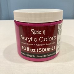 Studio 71 Acrylic Paint – Primary Magenta – 16 fl oz (500mL) New, Unopened
