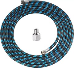 SAGUD Airbrush Hose 10 Foot Nylon Braided Air Hose with 1/8” Size on Both End an