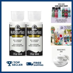 Multi-Surface Paint in Assorted Colors 2 oz, 2894, Wicker White
