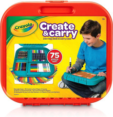 75pcs Create ‘N Carry Art Set,Art Supplies Kit,Drawing Set for Kids,Arts & Craft