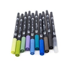 ABT Dual Brush Pen set of 10, LANDSCAPE