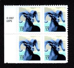 2003 CHOICE Plate or USPS/Copyright Blocks 4138! MNH US Stamps! Big Horn Sheep!