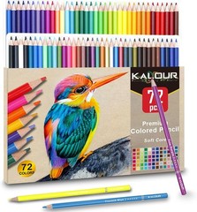 Professional-Quality Color Pencil Set – 72 Soft Core Pencils for Artistic Bliss