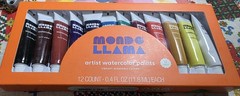 Mondo Llama Watercolor Paints Set of 12 Assorted Colors