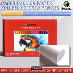 8.25 X 11.75 Marie’s Drawing Paper For Watercolor Pencil 30 Sheets NEW Ship Incl