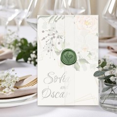 30 Pack Pre-Folded Vellum Jackets for 4.25×5.5 Invitations Translucent Vellum…