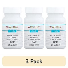 (3 pack) Chalk Paint, Ultra Matte, White, 2 fl oz