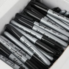 Yocfon Permanent Markers Bulk, 144 Count Black 1 (Pack of 144),