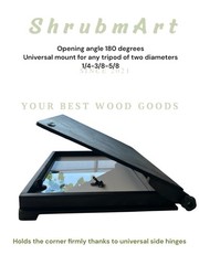 Wooden Pochade Box Easel 10×14 | Portable Plein Air Paint Box By Shrubmart