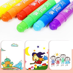 TBC The Best Crafts Paint Sticks, 12 Colors Pastel, Washable, Non-toxic, Tempera
