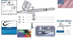 Performance Airbrush Kit G233 with 0.2, 0.3 & 0.5mm Nozzles – Metal Design