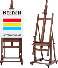 Extra Large H-Frame Studio Easel – Solid Beech Wooden Artist Professional Heavy-
