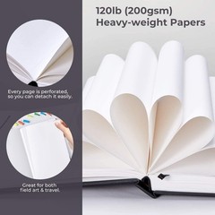 Marker Sketchbook – 200GSM Heavyweight Acid-Free Paper, 156 Pages (78 Sheets)