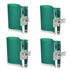 Sublimation Silicone Mug Wraps for 15OZ Mugs, 3D Rubber Mug Clamps (4PCS)