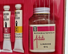 Winsor & Newton VINTAGE UNUSED London Oil Colour Paint Set Kit Outfit No 1 READ