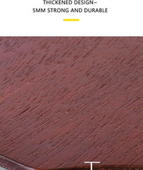 Oval Walnut Wooden Paint Palette 16×12 Inch for Oil and Acrylic Paints