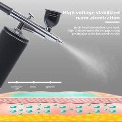Cordless Airbrush Kit with Compressor Kit Paint Spray Gun Makeup Nail Tattoo