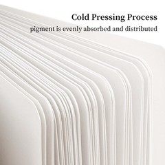 Journal – Compact & Portable, 2 Pack, 44 sheets,3.1×3.1in,Cold-Pressed, 110lb…