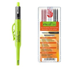 Pica Marker Dry Longlife Automatic Pen 3030 + 4070 Refill Set Summer Green