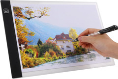 A4 Light Pad for Diamond Painting, LED Copy Board Light Tracing Box,Trace Light