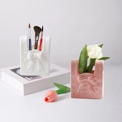 Ceramic Paint Brush Holder, Countertop Organizer,Ceramic T-shirt Bag Sharp Pa…