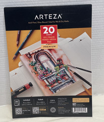 Watercolor Paint Lot Mei Liang Arteza DIY Frame Mixed Media Pad Foldable Sheets