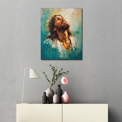 Jesus Paint by Numbers DIY Kit for Adults | Christian Wall Decor | Religious Art