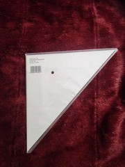 Alvin SK450-8, 8″ Smoke Colored Triangle, 45/90 Degrees, Made In USA