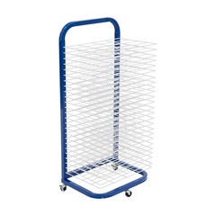 25-Shelf Mobile/Wall Mountable Art Drying Rack for Art Studios & Classrooms, …