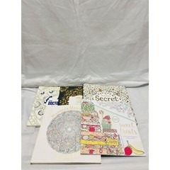 Creative Collection Set of 5 Good Adult Coloring Books by Various Artists