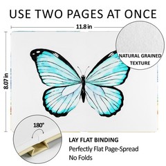 Mixed Media Sketch Book Hardcover 60 Pages Thick 400 GSM / 180 lb Acid Lay Fl…