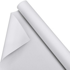 Kinlop 24 Inch x 20 Feet Double Primed Cotton Canvas 24 X 20 Feet, White