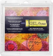 Gel Press Monoprinting Plate, 12″x12″, 10803, Reusable Gel Printing Plate – NEW