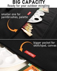 Nicpro Light Weight Art Portfolio Bag, 36 x 48 Extra Large 36 x 48 inches