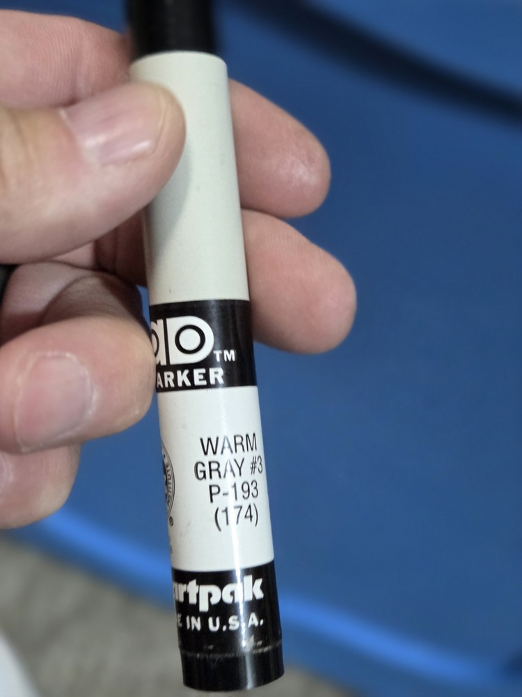 Chartpak Ad marker Warm Gray #3 P-193 (174) Unused New Overstock