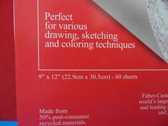 New Faber Castell Sketch Pads 9 x 12″ 60 Sheets Made in Canada