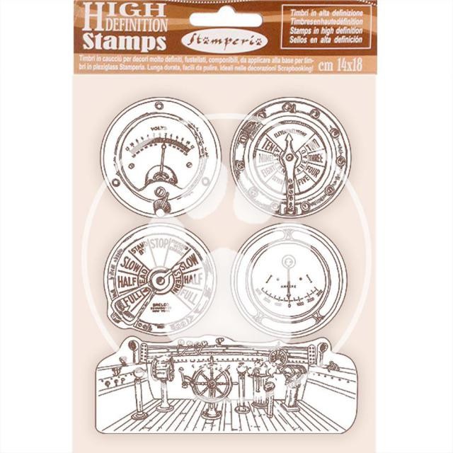 STAMPERIA – RUBBER STAMPS – LADY VAGABOND LIFESTYLE ENGINES