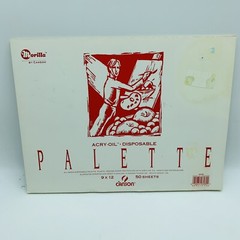 Canson Disposable Acry-oil Palette Paper 50 Sheets 9″ x12″ New Older Stock