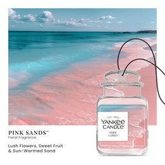 Yankee Candle Car Jar Ultimate Hanging Air 1 Count (Pack of 1), Pink Sands