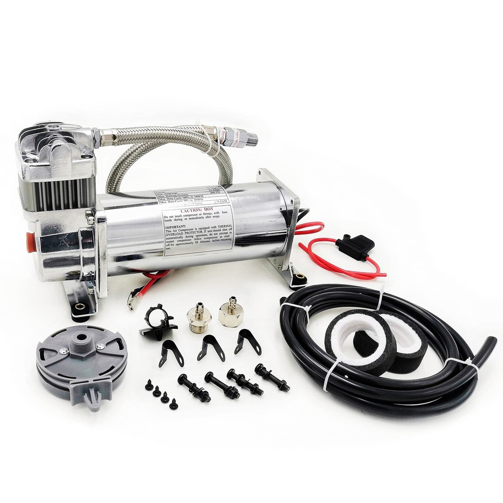 On board Heavy Duty Air Horn Compressor 200psi. Fits all 12V Vehicles Univers…