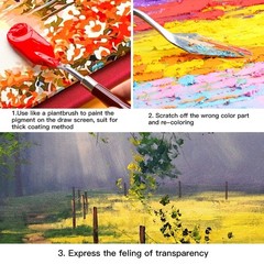 10PCS Palette , Stainless Steel Painting Set, Flexible Spatula Pallet , Metal…