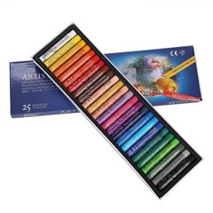 KUPTOOL Oil Pastel Set,Professional Painting 1 Count (Pack of 25), 25 Colors