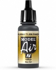 AV Vallejo Model Air 17ml – Panzer Dark Grey