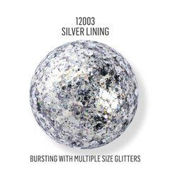 Glitterific Pop Acrylic Craft Paint, Silver Lining 2 Fl Oz Premium Glitter Finis