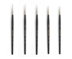 HWAHONG Artist Detail Lettering Paint Brushes Pointed Round Brush 610 Series