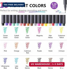 iBayam 18 Colors Journal Planner Pens, Office School Supplies, Fine Point Fineli