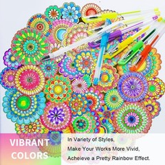 Aen Art Glitter Gel Pens, 100 Color 1 Count (Pack of 100), Multicolor