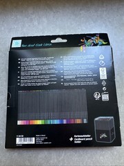 Black Edition Colored Pencils 50 Count Black Wood and Super Soft Core Lead