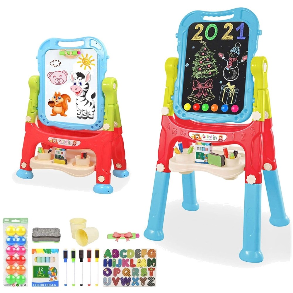 Portable Kids Art Easel with Painting Accessories