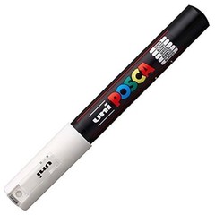 Uni Posca Extra Fine White Marker Set of 2 PC1M Japan Import Office Product